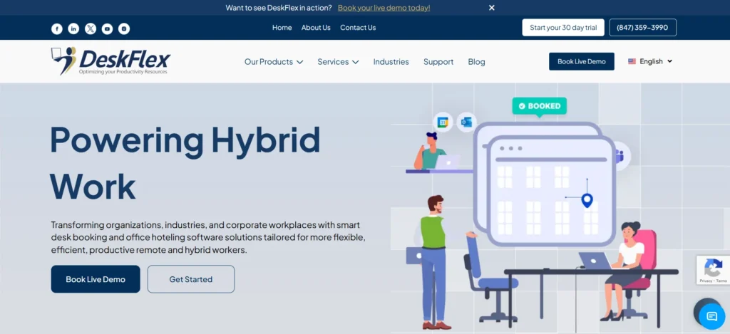 Choose DeskFlex for Coworking Space Management