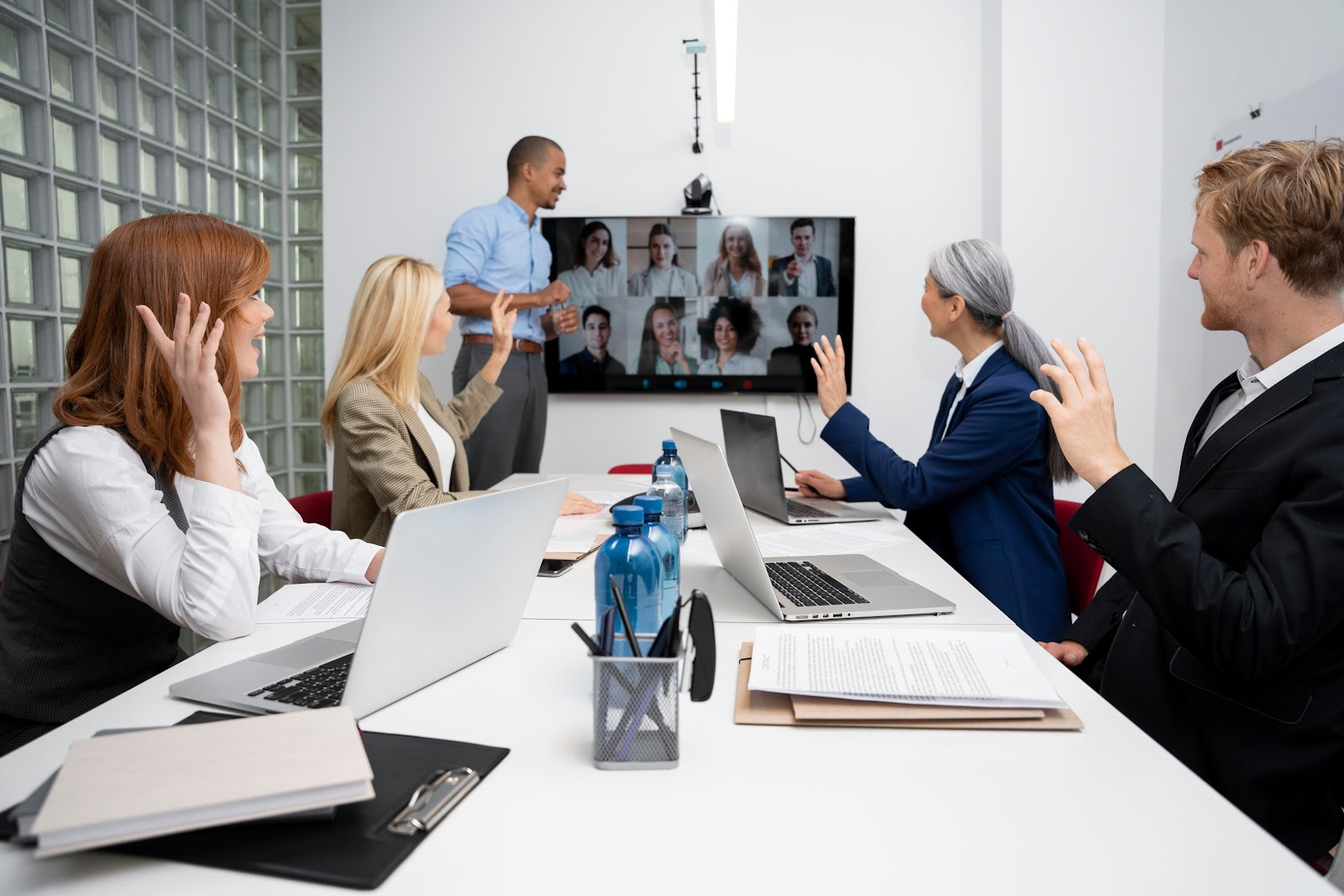 Business team in a meeting